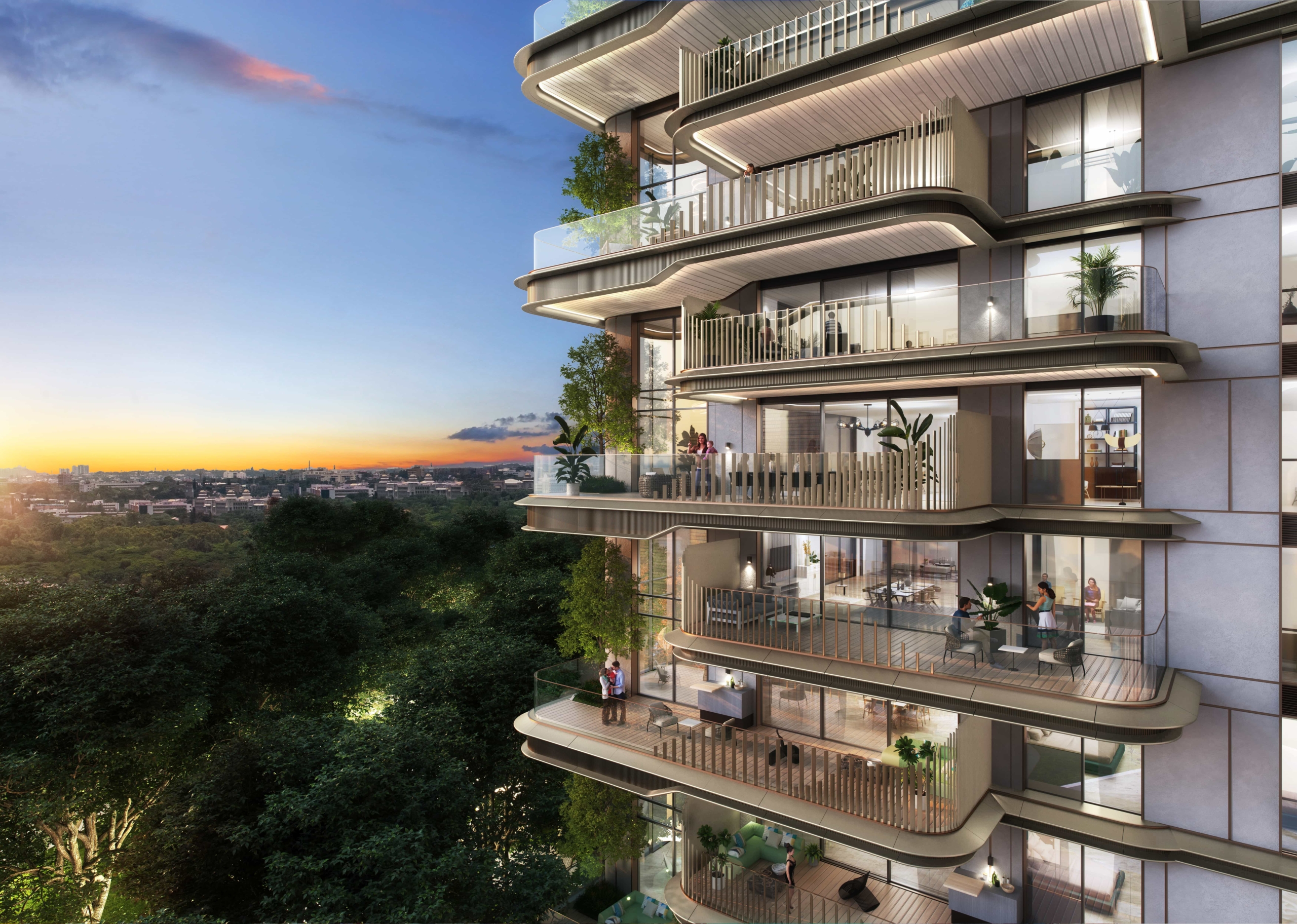 27summit–facade–2 MAIA 27 Summit at Richmond Road, Bangalore