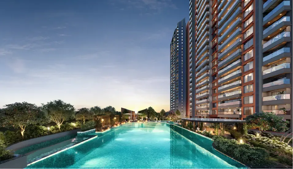 arvind-sylva-apartment-pool-with-seating-area Arvind Sylva at Sarjapur Road, Bangalore